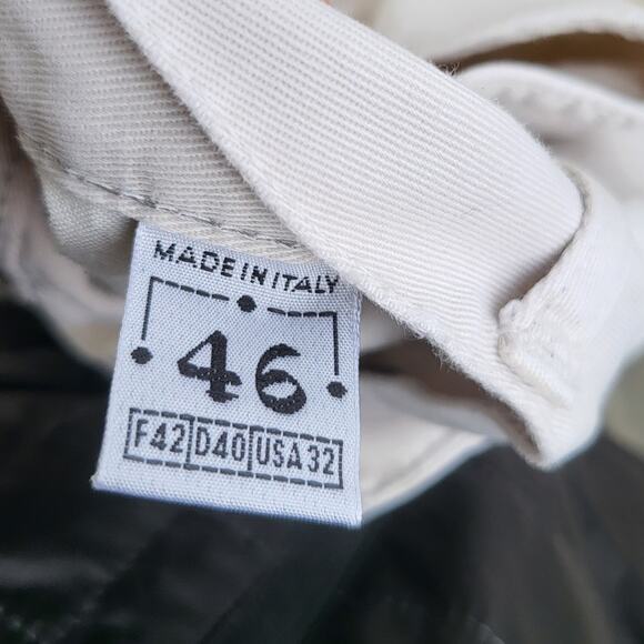 Vintage Y2K Cappopera Jeans Womens 32 White Cream High Waist Made in Italy - Picture 6 of 9